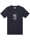 30/1 Jersey British Sailor Short Sleeve T-Shirt Navy - CP COMPANY - BALAAN 2