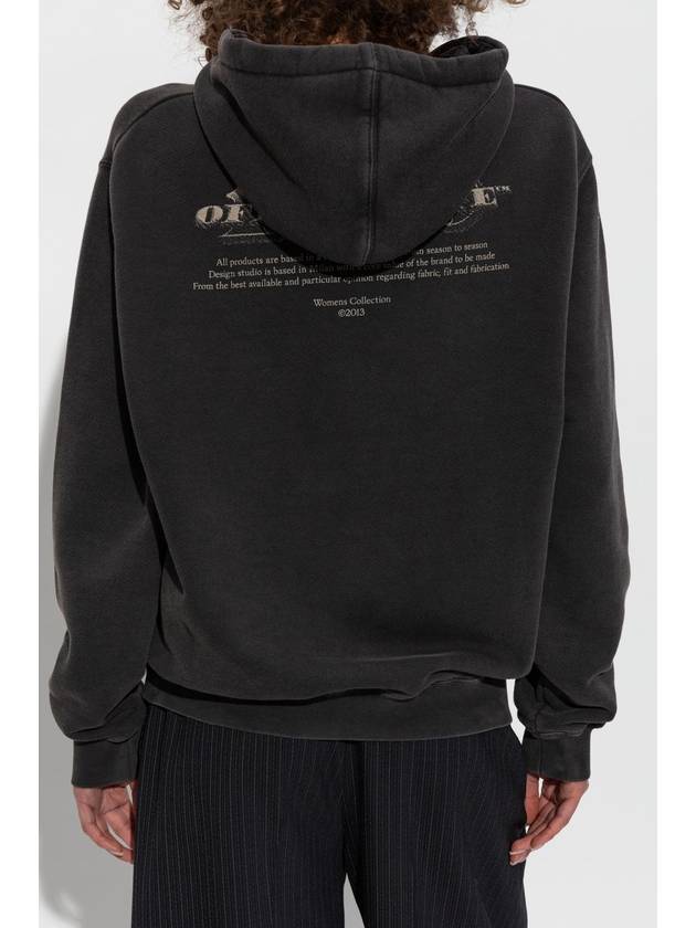 Off-White Hoodie, Women's, Grey - OFF WHITE - BALAAN 4