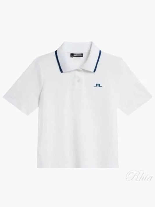 CARINA JACQUARD POLO AWJT11289 0000 Women s - J.LINDEBERG - BALAAN 2