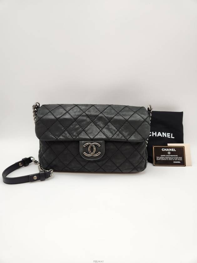 Daol Sangin Branch Quilted shoulder bag deep green tone 17th condition A - CHANEL - BALAAN 2