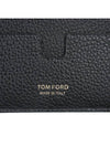 Money Clip Leather Card Holder Black - TOM FORD - BALAAN 7