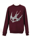 McCue swallow embroidery sweatshirt 348190 - ALEXANDER MCQUEEN - BALAAN 5