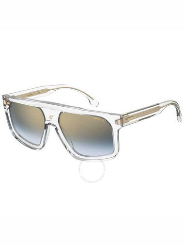 Carrera Blue Shaded Gold Mirror Browline Men's Sunglasses CARRERA 1061/S 0900/1V 59 - CARRERA - BALAAN 1