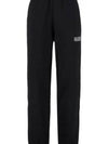 Side Logo Cotton JoGGer Track Pants Black - GANNI - BALAAN 2