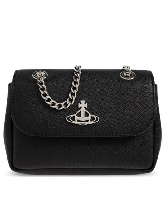 Pulse Logo Chain Shoulder Bag 5C01000CW S000B N401 SKU - VIVIENNE WESTWOOD - BALAAN 1