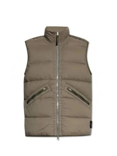 Seamless Tunnel Nylon Down Vest Green - STONE ISLAND - BALAAN 1