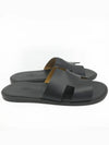 Izmir Leather Slippers Mocha - HERMES - BALAAN 3