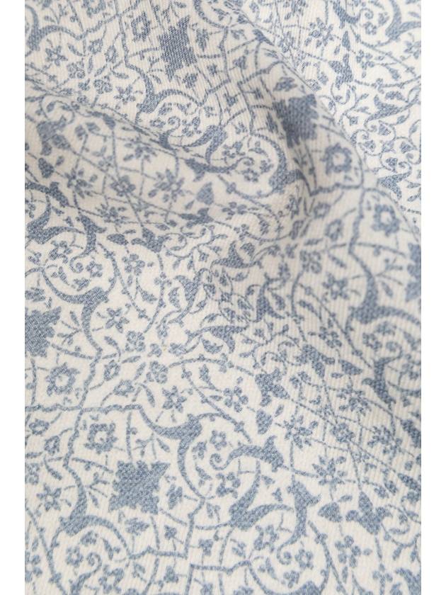 Eleventy Patterned Pocket Square, Men's, Grey - ELEVENTY MILANO - BALAAN 4