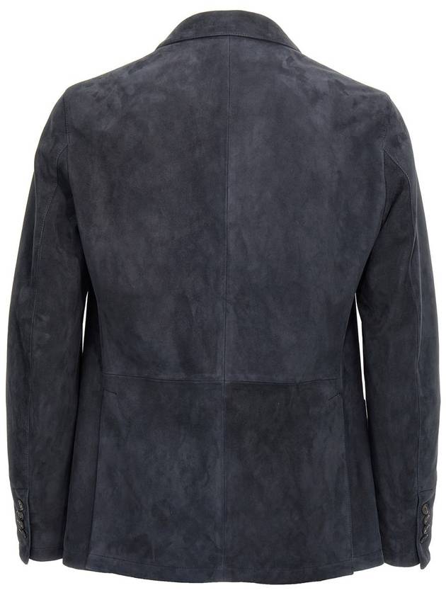 Tagliatore Single-Breasted Suede Blazer - TAGLIATORE - BALAAN 2