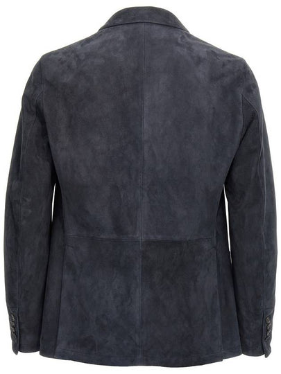 Tagliatore Single-Breasted Suede Blazer - TAGLIATORE - BALAAN 2