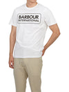 International Essential Large Logo Short Sleeve T-Shirt White - BARBOUR - BALAAN 5