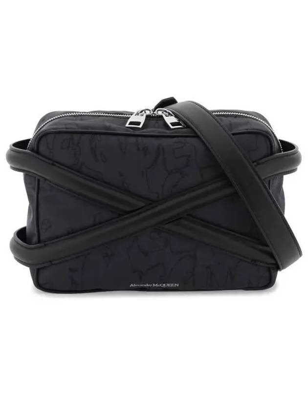 Harness Leather Detail Camera Cross Bag Black - ALEXANDER MCQUEEN - BALAAN 2