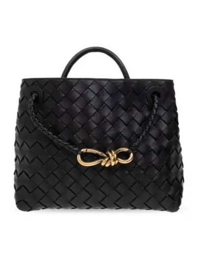 Andiamo Small Tote Bag Black - BOTTEGA VENETA - BALAAN 2