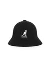 K3407 BLACK Bermuda casual big logo bucket hat - KANGOL - BALAAN 1