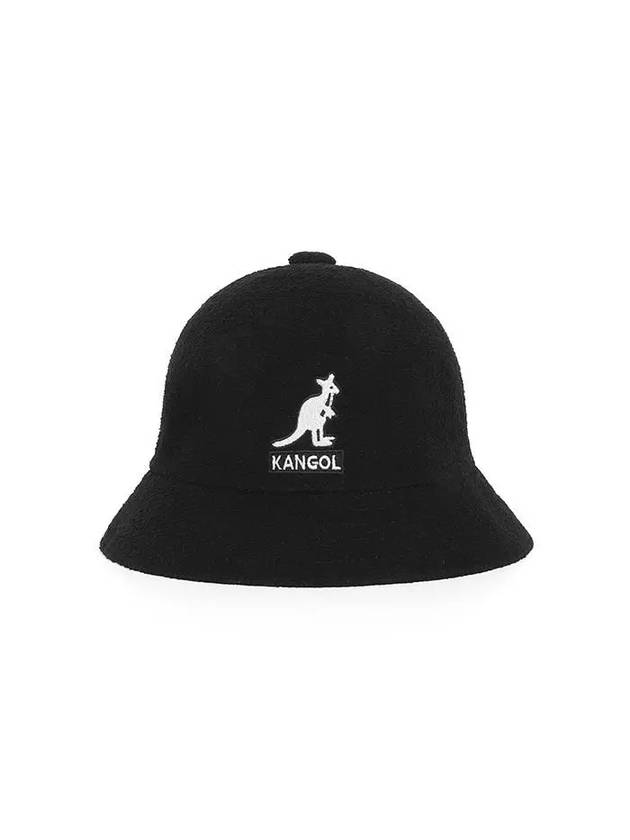 K3407 BLACK Bermuda casual big logo bucket hat - KANGOL - BALAAN 1