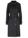 Kensington Trench Coat Black - BURBERRY - BALAAN 2