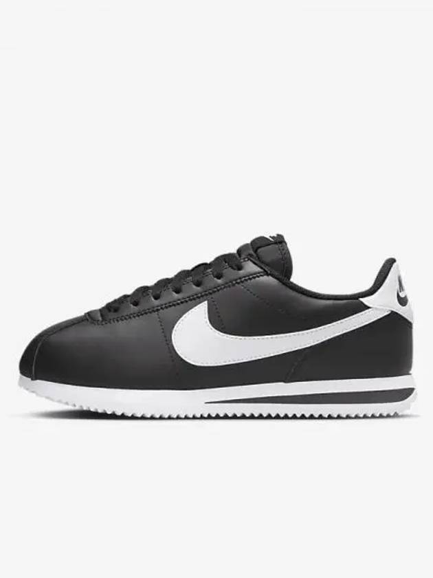 Women's Cortez Low Top Sneakers Black - NIKE - BALAAN 2