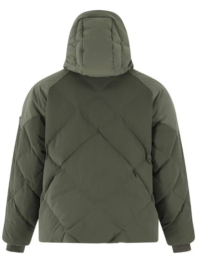 Cordura Nylon Mix Hooded Down Puffer Padding Khaki - OFFGRID - BALAAN 3