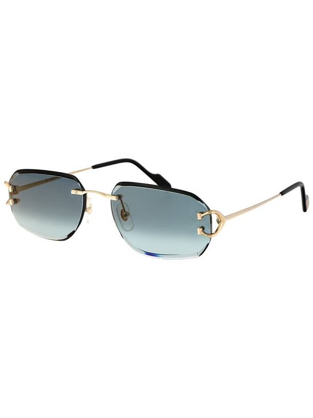 Eyewear Rimless Rectangular Frame Sunglasses CT0468S - CARTIER - BALAAN 3