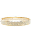 The Medallion Large Bangle Bracelet Gold - MARC JACOBS - BALAAN 4