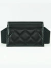 French origin card holder case wallet business black gold lamb skin AP3627 - CHANEL - BALAAN 4