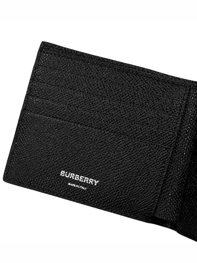 Icon Stripe Print Leather Bicycle Wallet Black - BURBERRY - BALAAN 5