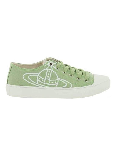 ORB Logo Low Top Sneakers Green - VIVIENNE WESTWOOD - BALAAN 1