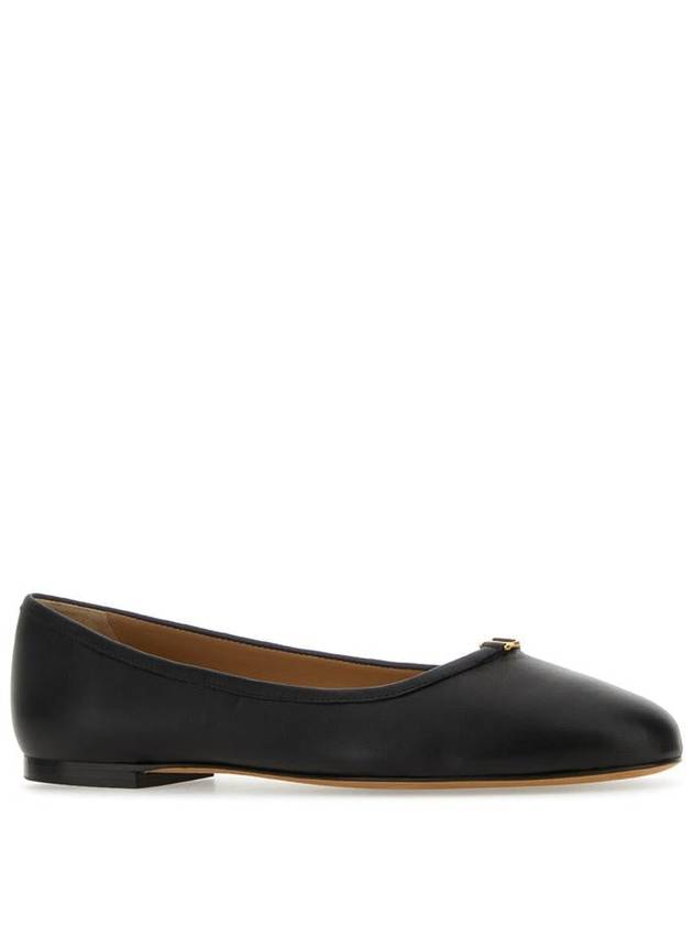 Marcie Leather Ballerina Flats Black - CHLOE - BALAAN 3