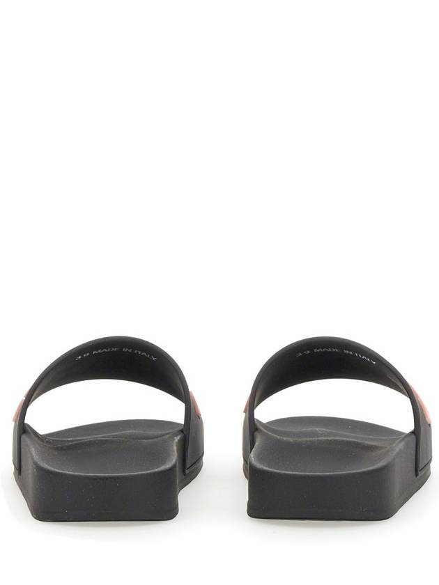 pink logo slippers black - DSQUARED2 - BALAAN 3