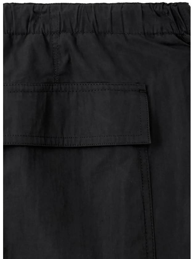 Cotton Nylon Parasuit Skirt Black - NOIRER FOR WOMEN - BALAAN 11