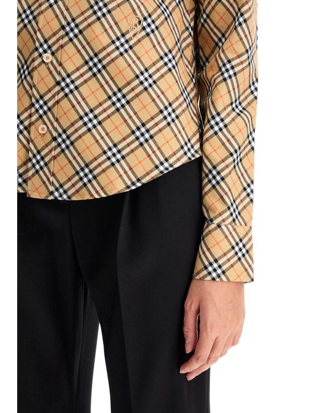 ered shirt with button-down - BURBERRY - BALAAN 4