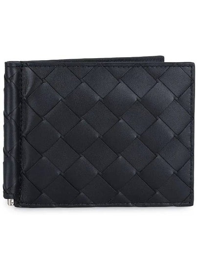 Intrecciato Bill Clip Card Wallet Navy - BOTTEGA VENETA - BALAAN 2