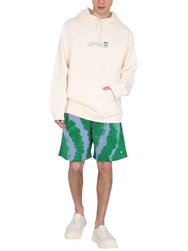 Men's Fantastic Green Hooded Ivory - MSGM - BALAAN 3