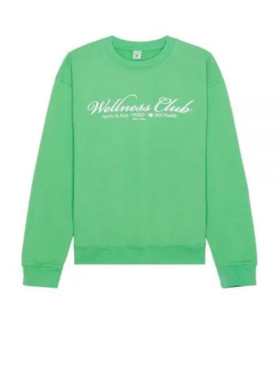 24 1800 Health Crewneck VerdeWhite WS067S405HV - SPORTY & RICH - BALAAN 1