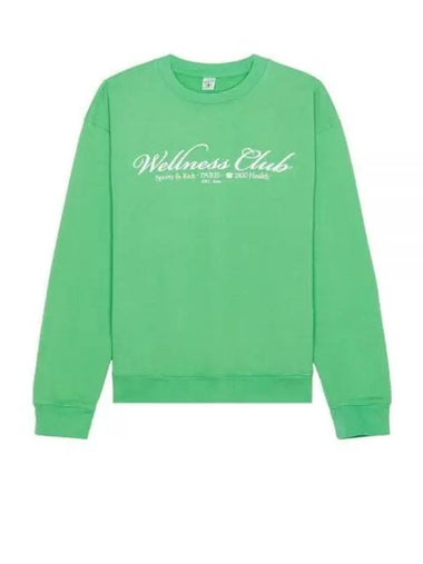 24 1800 Health Crewneck VerdeWhite WS067S405HV - SPORTY & RICH - BALAAN 1