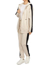 Fennec Hooded Jacket Ivory Black - MAX MARA - BALAAN 7