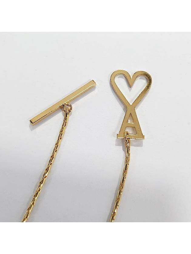 Heart Logo Bracelet Gold - AMI - BALAAN 5