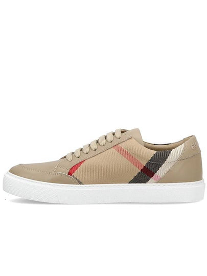 Women's House Check Low Top Sneakers Beige - BURBERRY - BALAAN 2