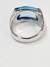 Women s Metropolis Blue Topaz Ring White Gold No 10 - BVLGARI - BALAAN 3