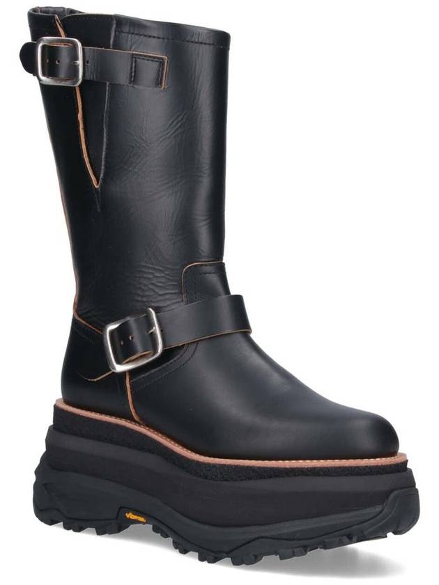 Buckle detail engineer boots 2407475 001 - SACAI - BALAAN 3