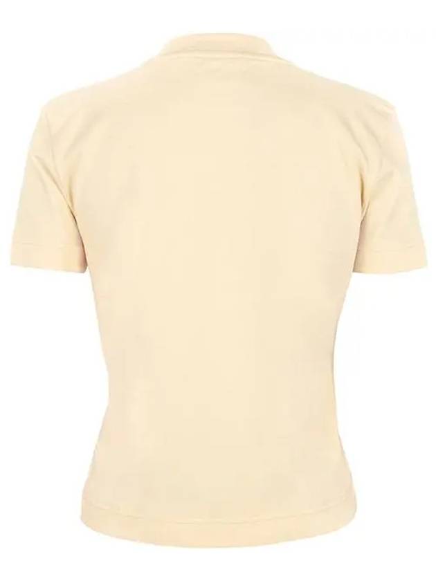 Le Gros Grain Short Sleeve T-Shirt Light Beige - JACQUEMUS - BALAAN 3