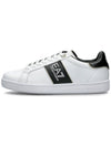 EA7 Classic Leather Low Top Sneakers White - EMPORIO ARMANI - BALAAN 3