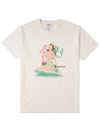 Hawaian Short Sleeve T-Shirt Natural - WILD DONKEY - BALAAN 2