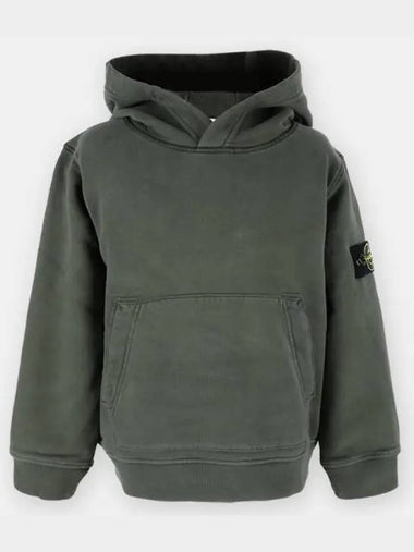 Stone Kids Waffen Patch Hood Sweatshirt Khaki 771661640 V0058 271506 1055743 - MONCLER - BALAAN 1