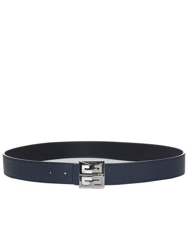 Men's 4G Logo Grain Leather Reversible Belt Black - GIVENCHY - BALAAN 2