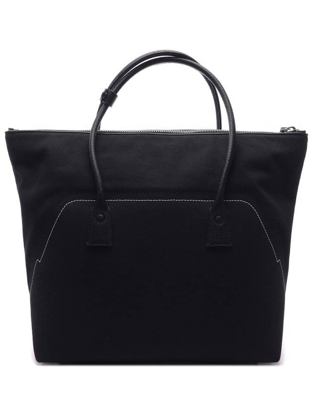 5AC Shopping Medium Calfskin Tote Bag Black - MAISON MARGIELA - BALAAN 5