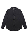 Linen Long Sleeve Shirt Charcoal SW22SH01CC - SOLEW - BALAAN 2