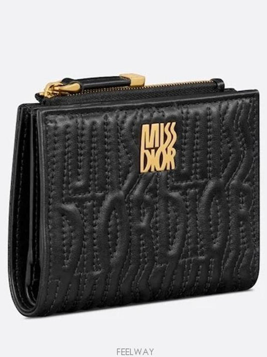 Miss Dior Dahlia Wallet Black Al - DIOR - BALAAN 2