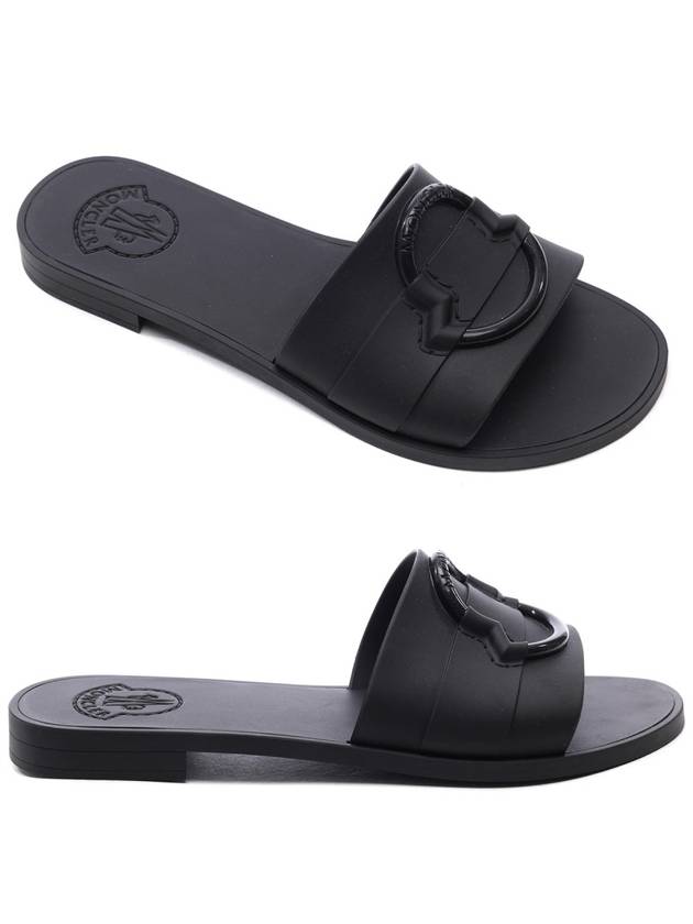 Mon Slippers Black - MONCLER - BALAAN 3