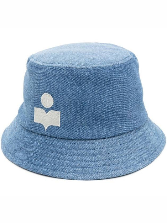 Harley Embroidered Logo Bucket Hat Light Blue - ISABEL MARANT - BALAAN 2